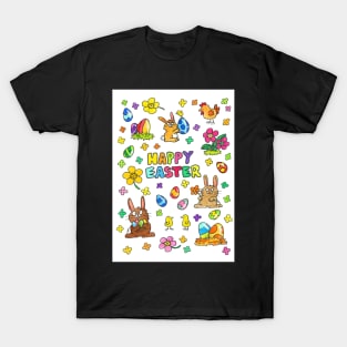 Cute Happy Easter card T-Shirt